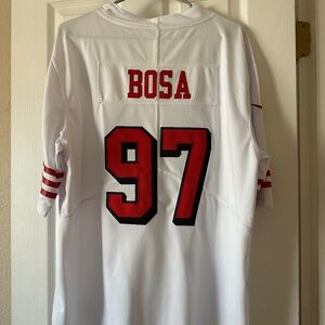 NFL 49ers Niners Jersey Nick Bosa Mens M 75 year anniverary